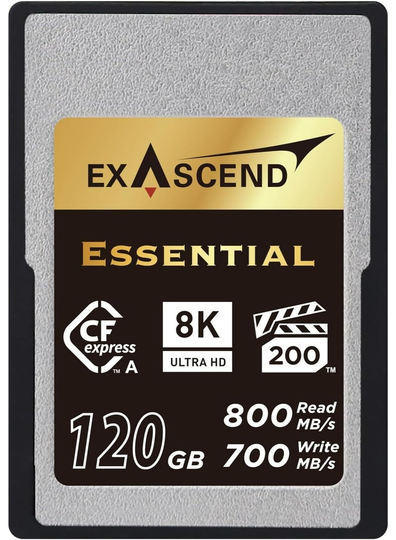 Exascend 120GB Essential Series CFexpress Type A Memory Card - Image 1