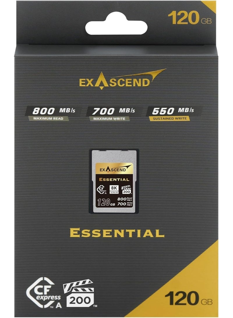 Exascend 120GB Essential Series CFexpress Type A Memory Card - Image 2