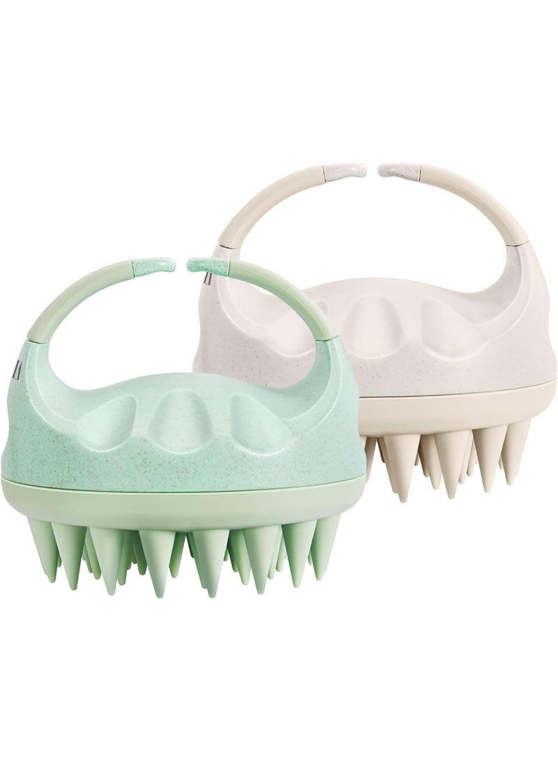 Scalp Massager, Shampoo Brush for Hair Care and Relax Scalp, with Soft Silicone Bristles to Remove Dandruff and Relieve Itching, Encourage Hair Growth, for Wet Dry Hair - Image 1