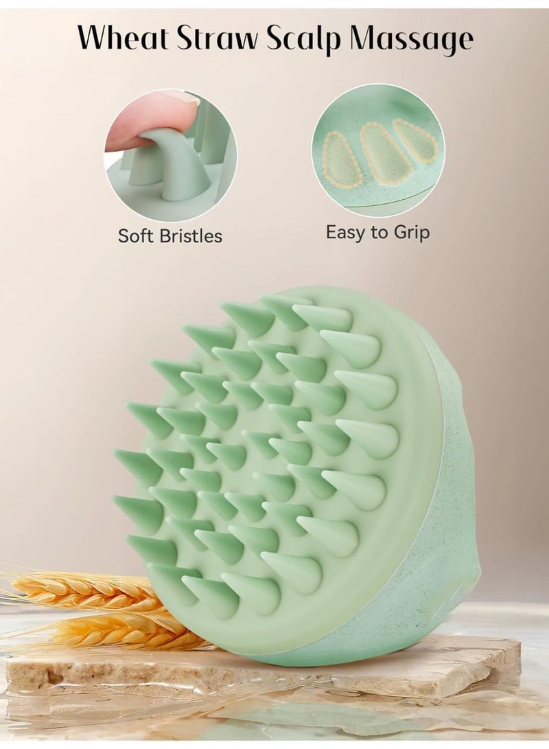Scalp Massager, Shampoo Brush for Hair Care and Relax Scalp, with Soft Silicone Bristles to Remove Dandruff and Relieve Itching, Encourage Hair Growth, for Wet Dry Hair - Image 4