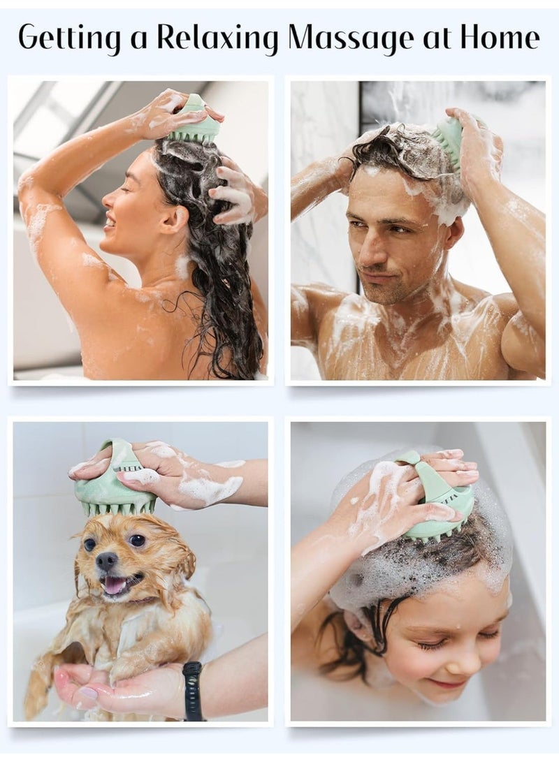 Scalp Massager, Shampoo Brush for Hair Care and Relax Scalp, with Soft Silicone Bristles to Remove Dandruff and Relieve Itching, Encourage Hair Growth, for Wet Dry Hair - Image 5