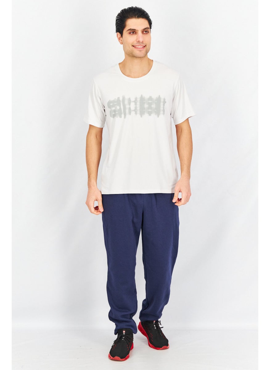 PUMA Men Sportswear Fit Short Sleeve Training T-Shirts, Off White  - Image 4