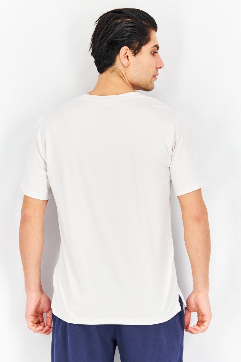 PUMA Men Sportswear Fit Short Sleeve Training T-Shirts, Off White - Image 3