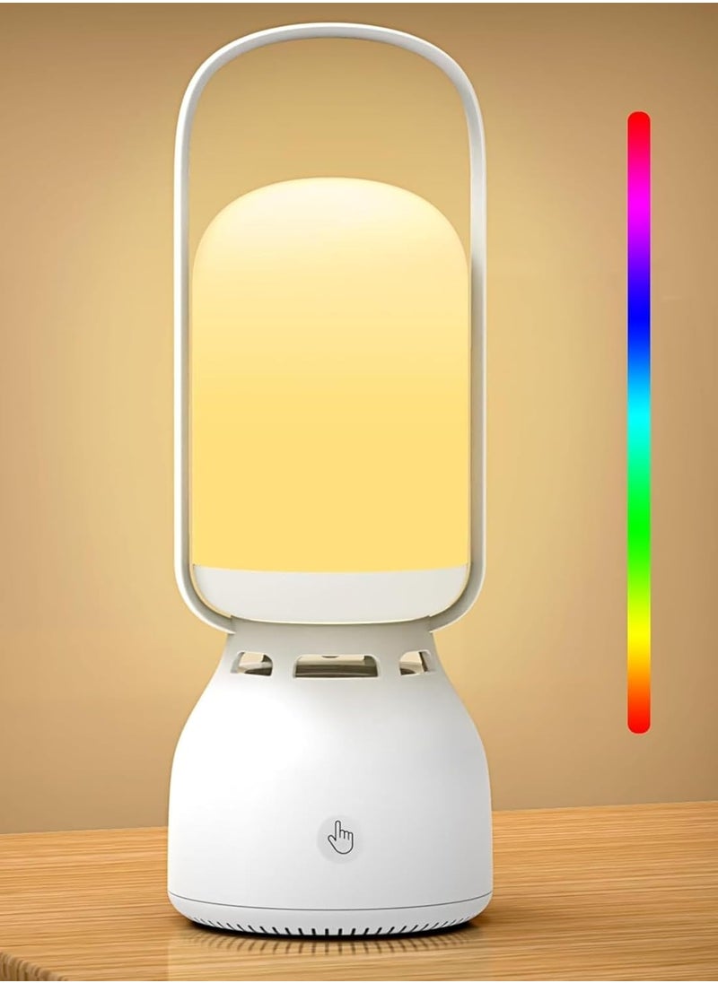 LED Camping Light with Bluetooth Speaker, 7 Lighting Modes, Type-C Fast Charging, 5.4 BT Version