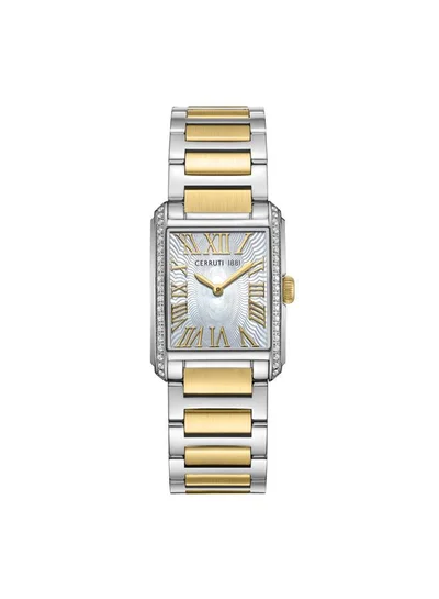 شيروتي 1881 Women's Rendena 24.5mm White Mother-of-pearl Dial Quartz Analog Watch For Women