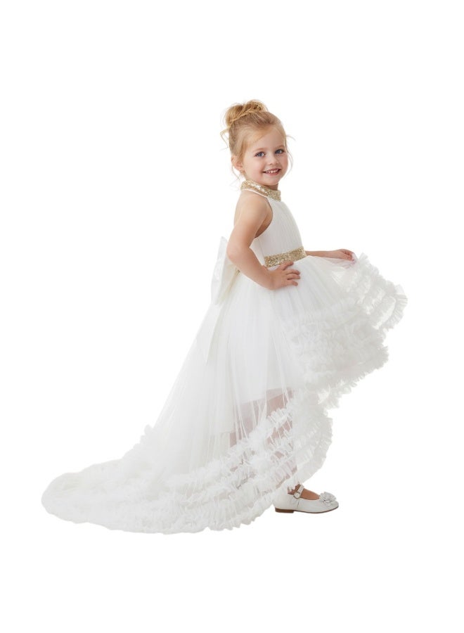 D'Daniela Ruffled Tulle Dress - Image 3