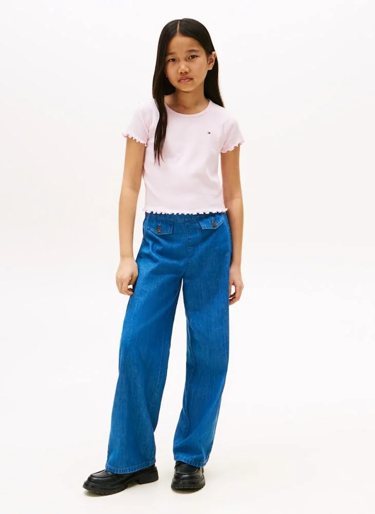 TOMMY HILFIGER Kids Essential Rib Top