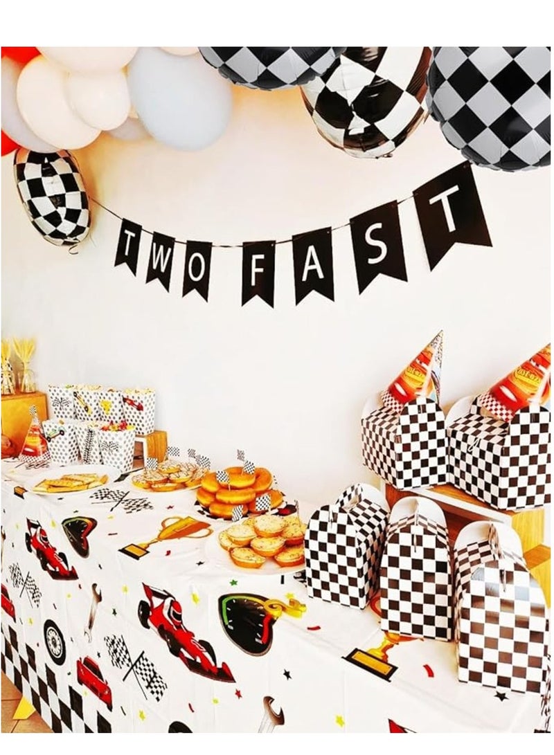 ThePartyPopper Racing Car Theme Party Plastic Table Cover Boys Birthday Party Decorations Supplies - Image 3