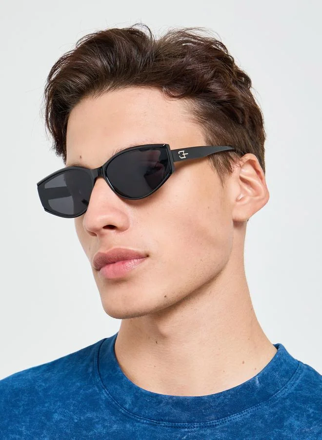 Styli Solid Cat Eye Sunglasses