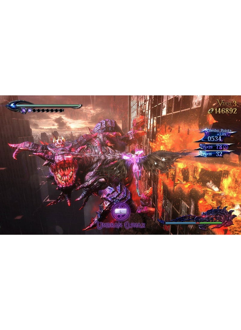 Bayonetta 2 - نسخة نينتندو سويتش - لعبة أكشن وقتال حركي