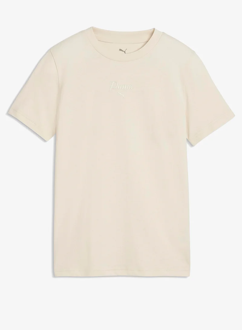 بوما تيشيرت يوث أساسي مزين بكتابة