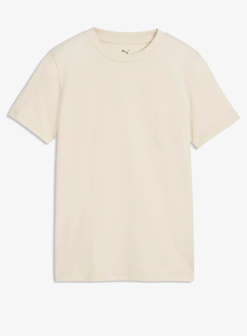 بوما تيشيرت يوث أساسي مزين بكتابة