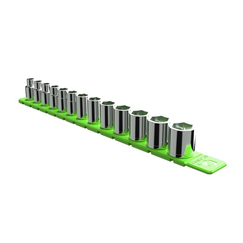 E-Z Red EZRED FSR14G 14 Flexible Magnetic Socket Holder Rail Green - Image 2