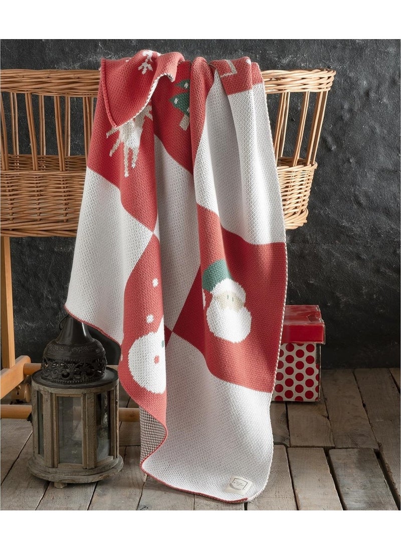 Miespiga Christmas Knitwear Knitted Baby Blanket  - Image 1
