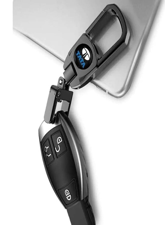 Mistazzo Tata Metal Kechain Hook Keyring Compatible With Harrier, Nexon EV, Punch, Tiago, Tigor & Altroz For Boys Girls Men Women Car Keychains - Image 4