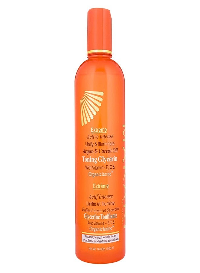 MAKARI Extreme Active Intense Argan and Carrot Oil Tone-Boosting Body Glycerin (16.8 oz) | Fades Spots & Marks | Helps Brighten Complexion | Hydrates and Softens | for All Skin Types Except Sensitive - Image 1