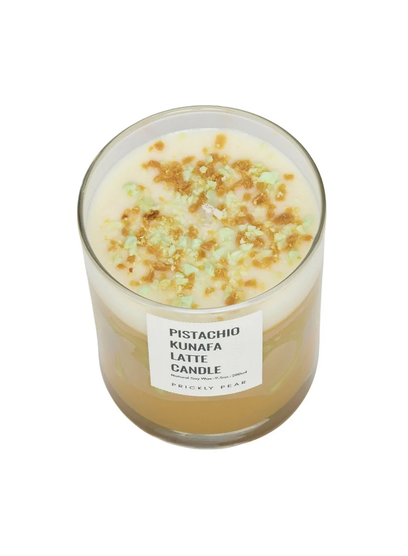 Prickly Pear  Pistachio Kunafa Latte Candle  | Best Price UAE