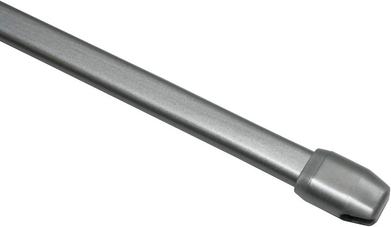 Gardinia Curtain Rod, Metal/Plastic, Silver Colour, 40-65 cm, 1231 - Image 1