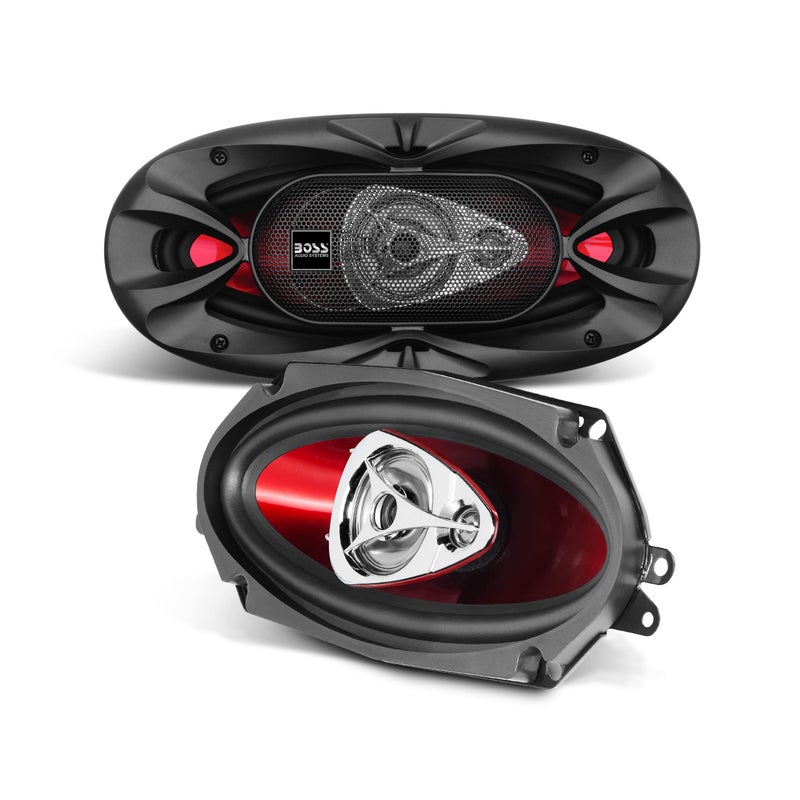 BOSS Audio Systems CH4330 4 x 10 Inch Car Door Speakers - 400 Watts Max (per pair), Coaxial 3-Way, Full Range, 4 Ohms, Sold in Pairs - Image 1