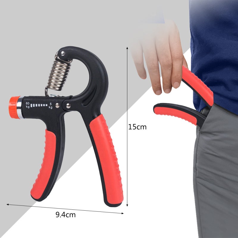 Hand Grip Strengthener: Adjustable Resistance 5kg To 60kg - Ergonomic Soft TPR Rubber Handle For Forearm Wrist Finger Hand Muscle Training - Image 3