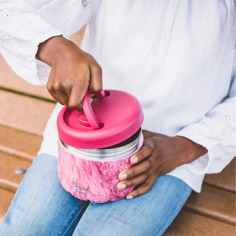 S'well S'well S'nack Stainless Steel Food Container - 10 Oz - Rose Arbor - Double-Layered Insulated Bowls Keep Food Cold for 10 Hours and Hot for 4 - BPA-Free  - Image 5