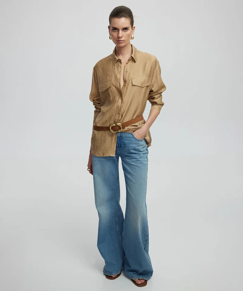 ابيكول Textured Shirt