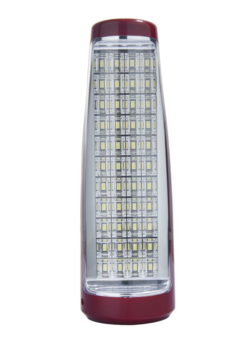 SONASHI - Rechargeable Emergency Lantern  Bright LED Light Side Bright Light with Builtin Battery and Charge Indicator  Solar Charing Function with Working Time 12 Hrs  Perfect for Outdoors SEL-720N Red - Image 1