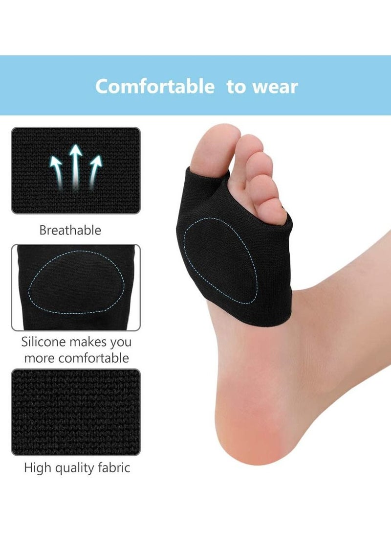 زوجان من وسادات كم المشط كرة ناعمة ومريحة من وسائد القدم وتسكين الآلام - Image 5