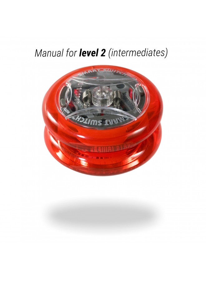 Yomega Power Brain XP yoyo - Professional yoyo with a Smart Switch which enables Players to Choose Between Auto-Return and Manual Styles of Play. + Extra 2 Strings & 3 Month Warranty (red) - Image 5