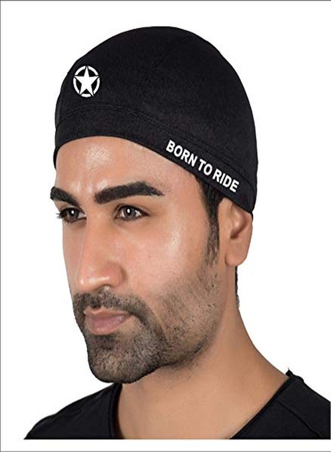 QUADA Skull Cap, Men & Women Multi functional Head wear Bike Hard Hat Helmet Liner Cotton Beanie Sleep Caps - Image 1