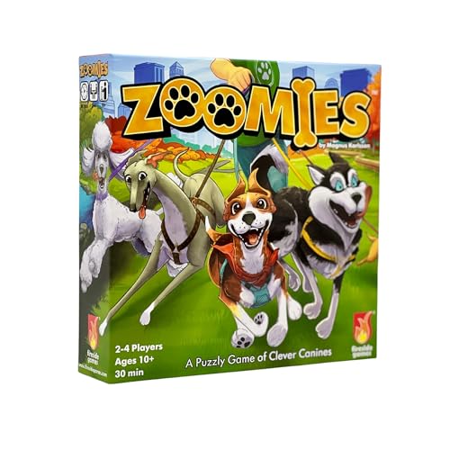 Fireside Games Zoomies FastPaced Dog Walking Family Card Board Game Fun for All Ages Quick Play 2 to 4 Players Ages 10 - Image 1