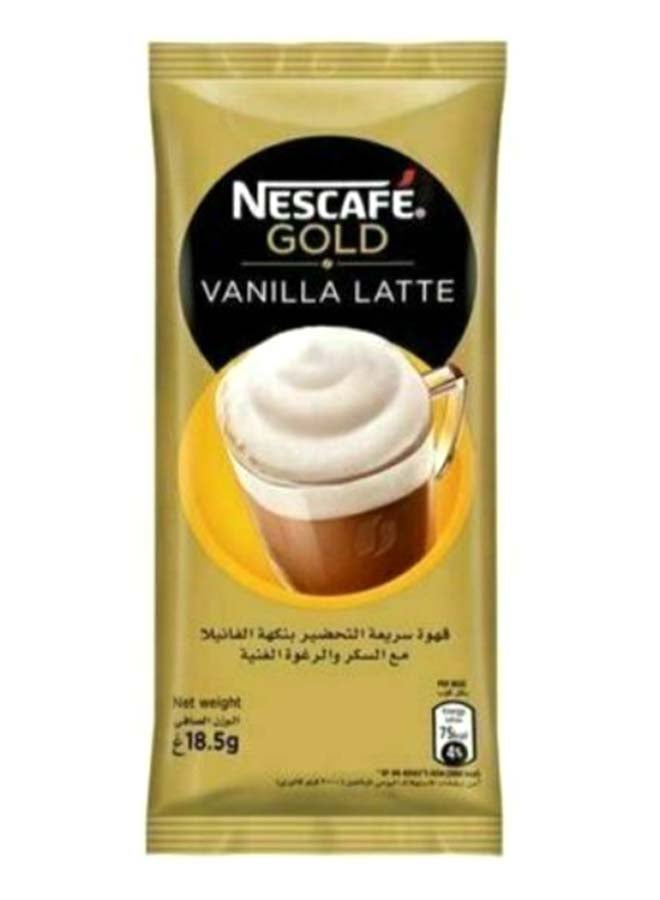 Nescafe Gold Vanilla Latte Coffee 18.5grams - Image 1