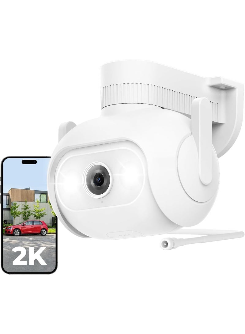 IMILAB EC5 Wired Security Camera Outdoor: 2K Camera for Home Security 360 Rotating Surveillance, Outdoor Camera w/Motion Spotlight Sensor, 2.4Ghz WiFi, 24/7 Local Recording, No Monthly Fee - Image 1
