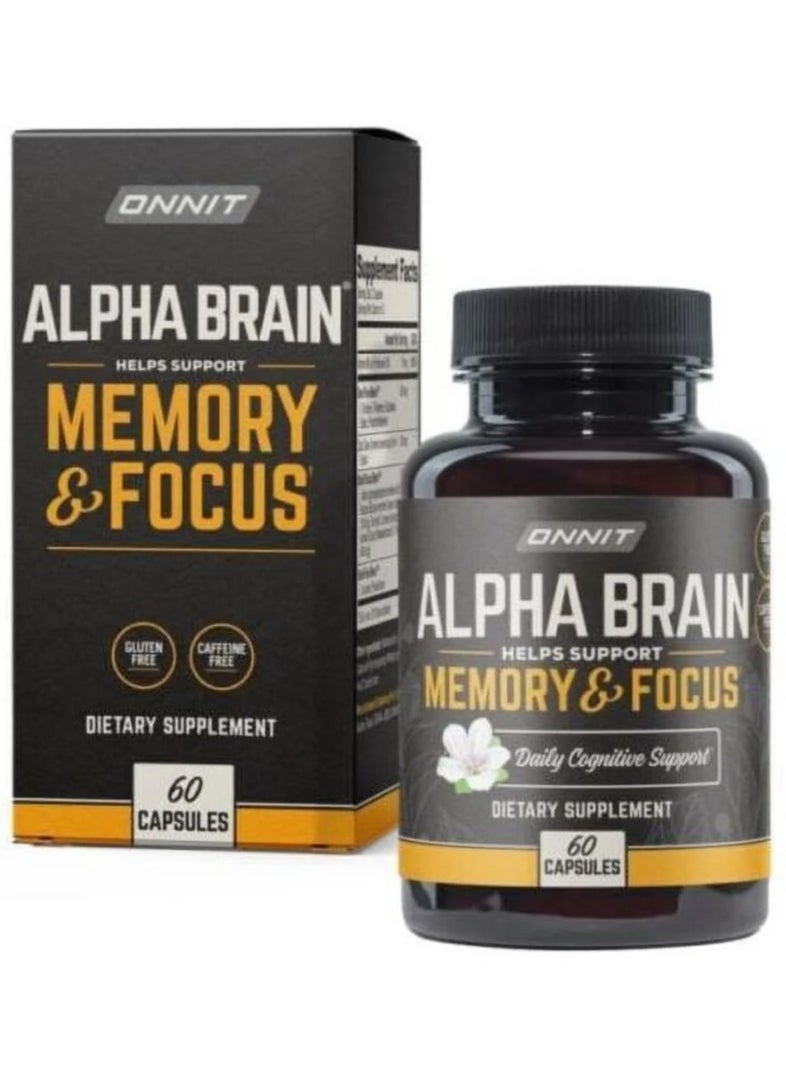 Alpha Brain Dietary Supplement - 30 Capsules - pzsku/ZCB75EFC75F3F47D3A3CDZ/45/_/1719668678/3185e6ae-e8bf-4825-9e26-b8a98cc076a5