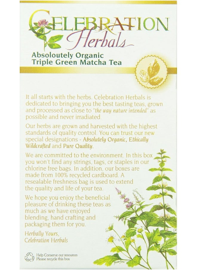 CELEBRATION HERBALS Triple Green Matcha Tea Org 24 Bag, 0.02 Pound - pzsku/ZCB75F15A7732E9C9C0D3Z/45/_/1728569839/52c38613-19f7-443f-a892-240e22281827