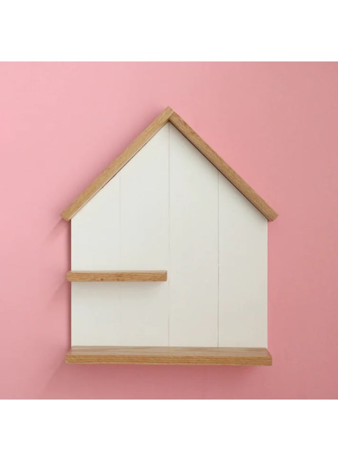 Retro RA-SI53 Shelving Unit 36×9×46cm - White×Wood  - Image 2