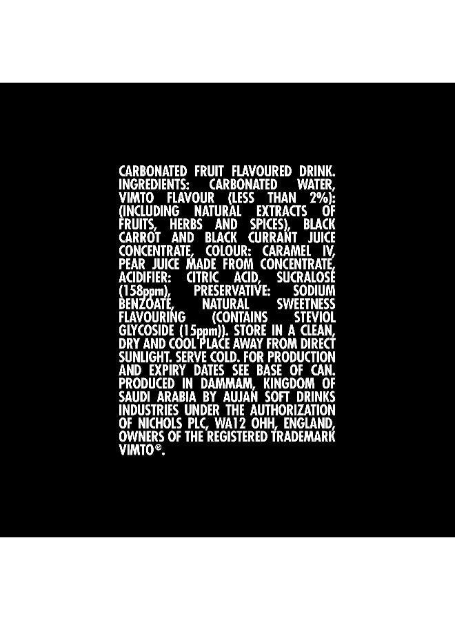 Vimto مشروب فواكه فوار فيمتو زيرو 250 مل في علبة × 30 حزمة - Image 2