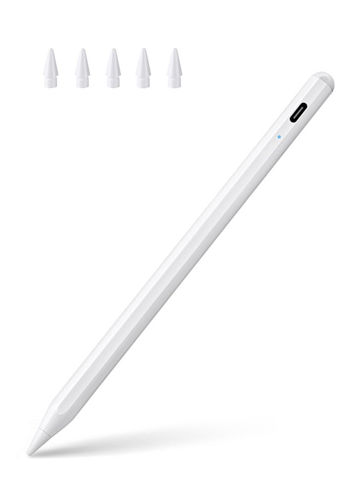 Stylus Pen for iPad 9th&10th Generation-Fast Charge Active Pencil Compatible with 2018-2024 Apple iPad Pro 11"/12.9"/M4, iPad Air 3/4/5/M2, iPad 6-10, iPad Mini 5/6 Gen - Image 1