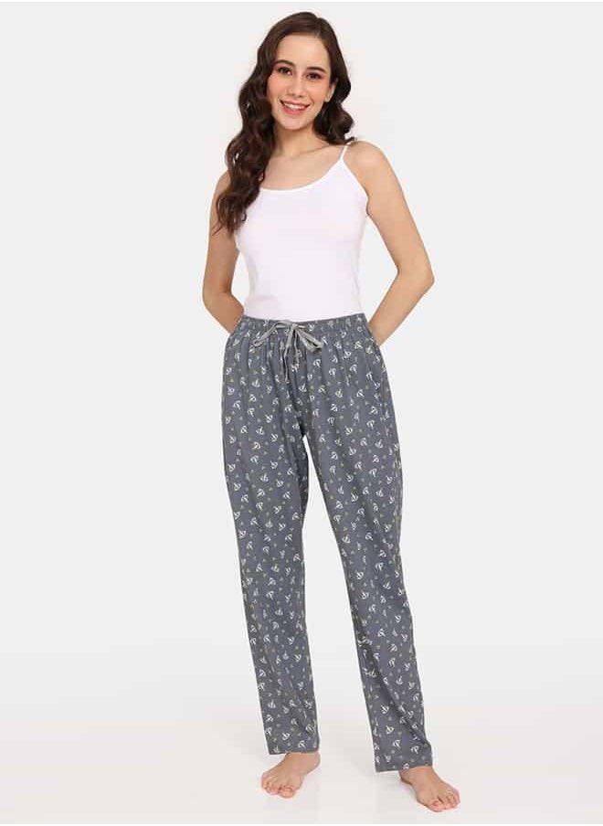 zivame Set of 2 - Zivame Printed Pyjamas with Drawstring Closure  - Image 2