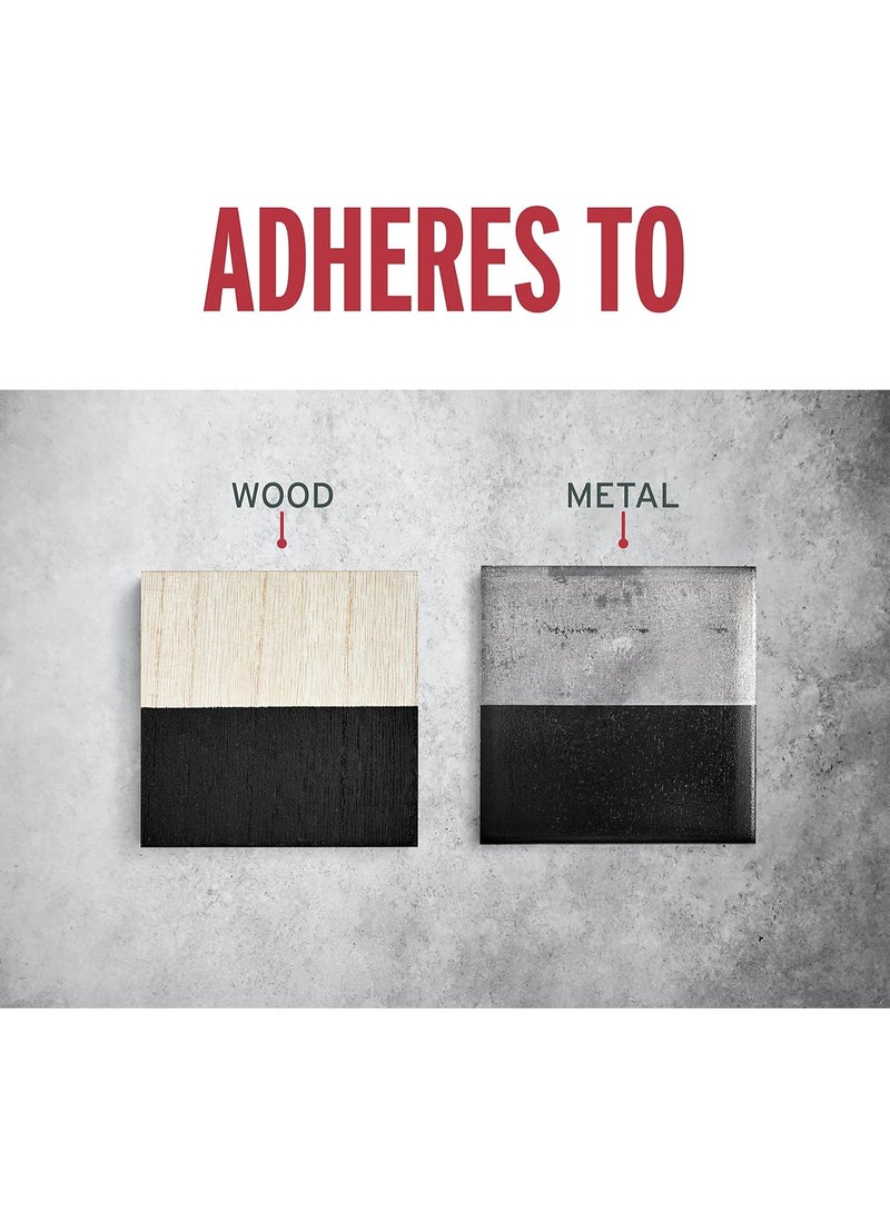 رست أوليوم طلاء بخاخ مينا واقي لامع مقاوم للصدأ أسود 340 جرام - Image 5