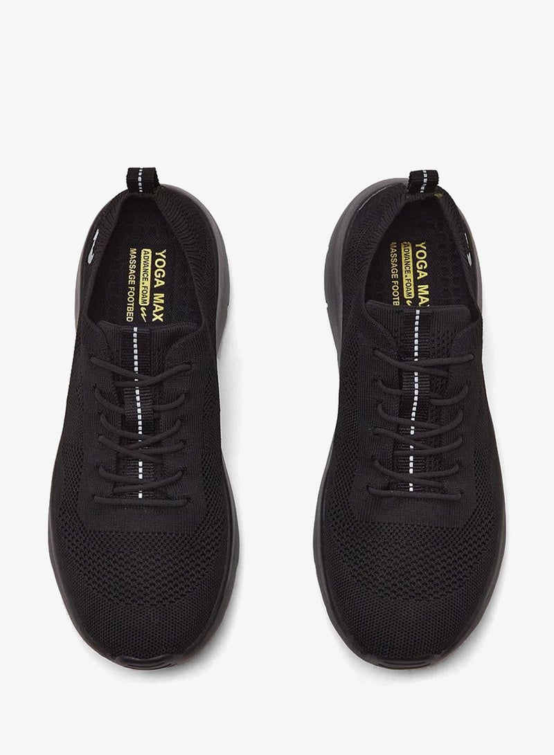 CAMPUS Men’s Black Sports Shoes – Bold Single-Tone Look  Shoes that Elevates Casual Style - Image 4