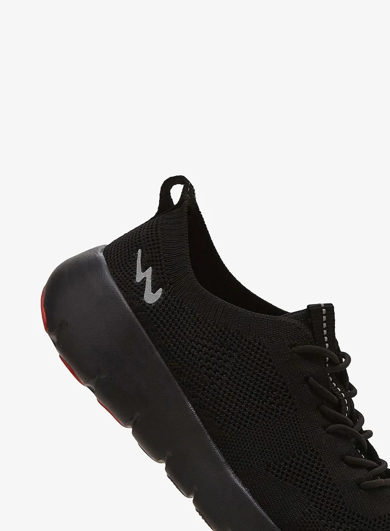 CAMPUS Full Blk Men’s Black Sports Shoes – Bold Single-Tone Look  Shoes that Elevates Casual Style for Men | Best Price UAE