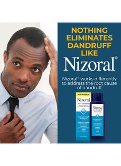 Nizoral Anti-Dandruff Shampoo with 1% Ketoconazole, Fresh Scent, 14 Fl Oz  - Image 4