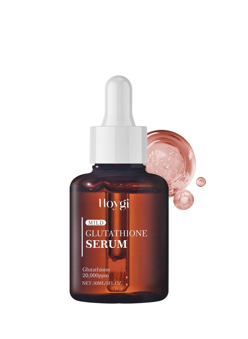 Hoygi - Glutathione Serum (30ml/1oz), High-Potency Facial Serum with 20,000ppm Glutathione, Boosts Skin Elasticity, Revitalizes Complexion,Provides Lasting Moisturization with Niacinamide - Image 1