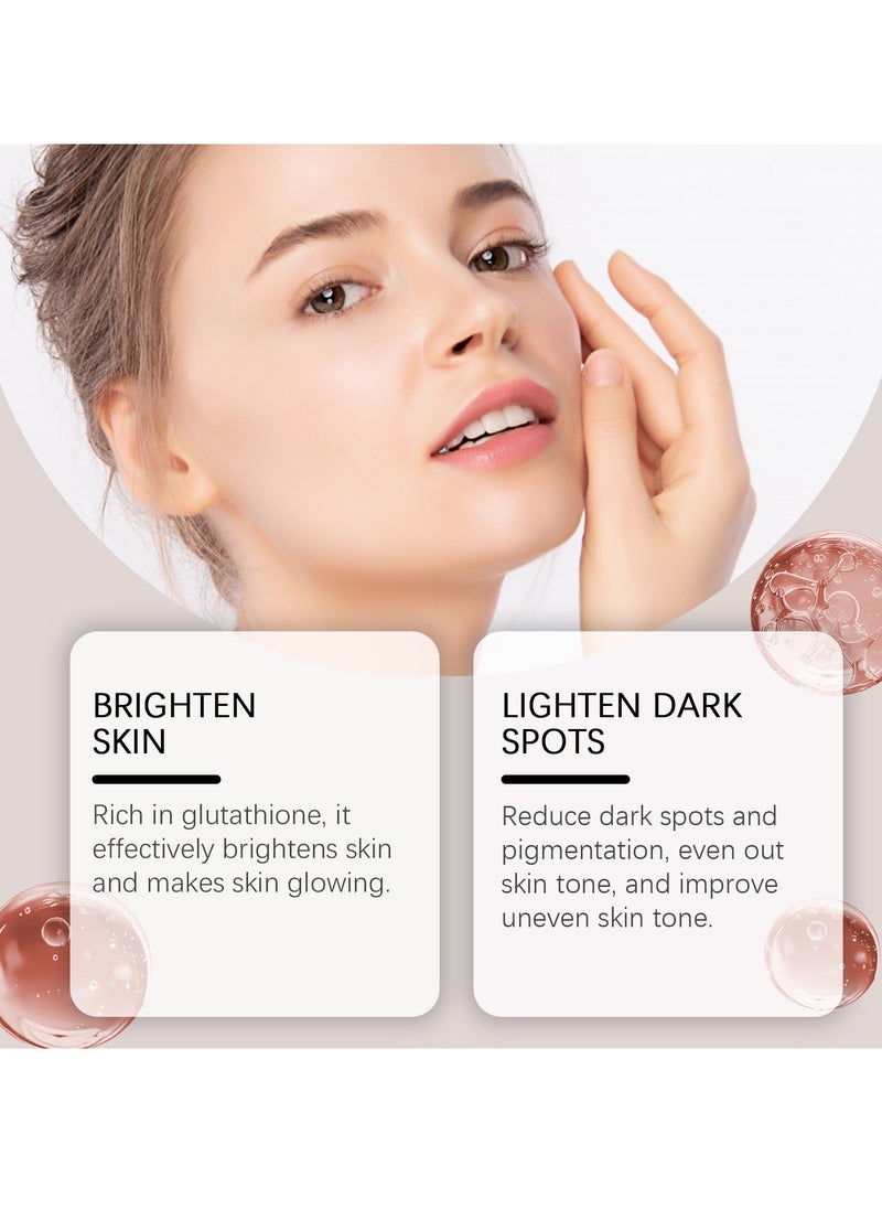 Hoygi - Glutathione Serum (30ml/1oz), High-Potency Facial Serum with 20,000ppm Glutathione, Boosts Skin Elasticity, Revitalizes Complexion,Provides Lasting Moisturization with Niacinamide - Image 1