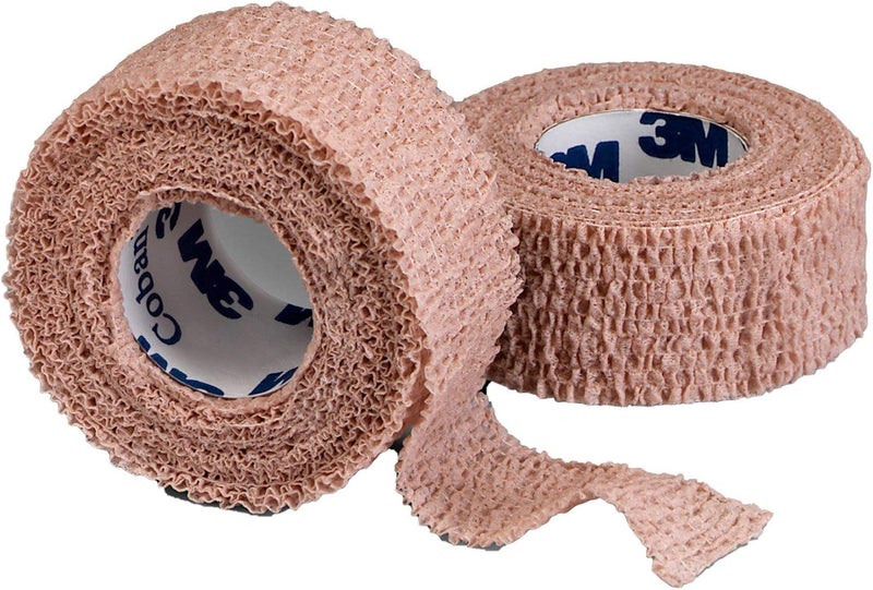 3M Coban Elastic SelfAdherent Cohesive Bandage Beige NonSterile 1 x 5 Yd 30 Ct - Image 1