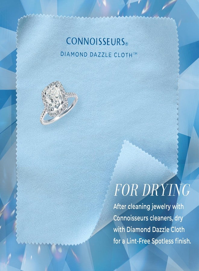 CONNOISSEURS قلم تنظيف الماس كونيسورز دايموند دازل ستك | منظف مجوهرات الماس، قلم تنظيف الأحجار الكريمة للمجوهرات اللامعة المدمجة | للماس والأحجار الكريمة، بدون مواد، بدون أحجار كريمة - Image 4
