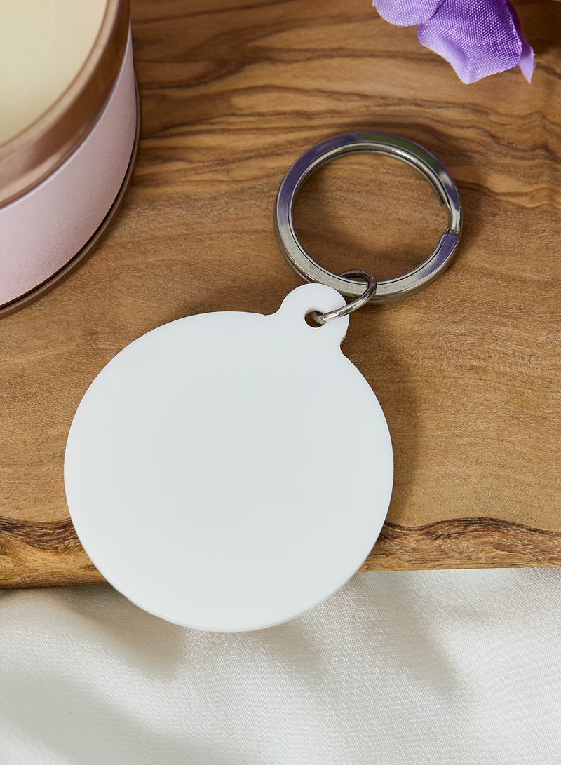Flamingo Candles Bridesmaid Keytag - Image 2