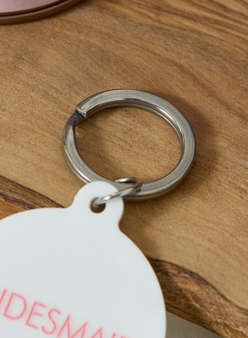 Flamingo Candles Bridesmaid Keytag - Image 3