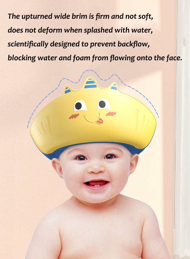 Aissiora Baby Bath Protective Soft Cap Baby shower caps Baby ear protection shampoo cap Children's shower caps with ear protection The girth is adjustable - Image 3